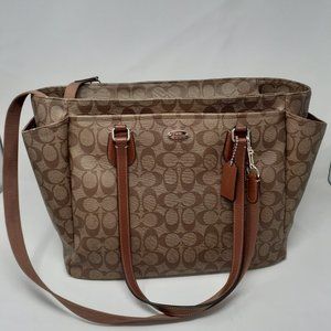 Coach Large Leather Purse Used & Cleaned + Wallets